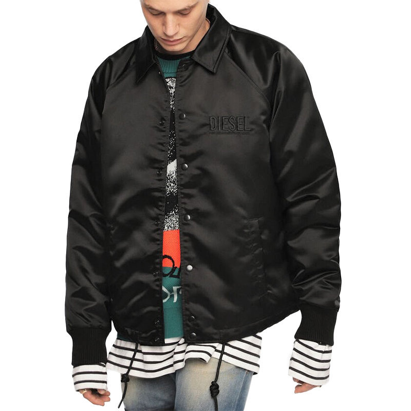 Vergelding aspect voor de hand liggend DIESEL J AKIO Mens Jackets Sporty Bomber Coats Casual Jacket Padded Satin  Nylon | eBay