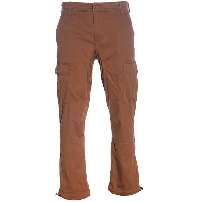 Mens Cargo Combat Trousers Pants Work Regular Straight Fit Cotton ...