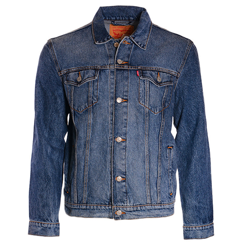 Levis V0719 Mens Denim Jacket Regular Fit Classic Cotton Shirt Blue | eBay